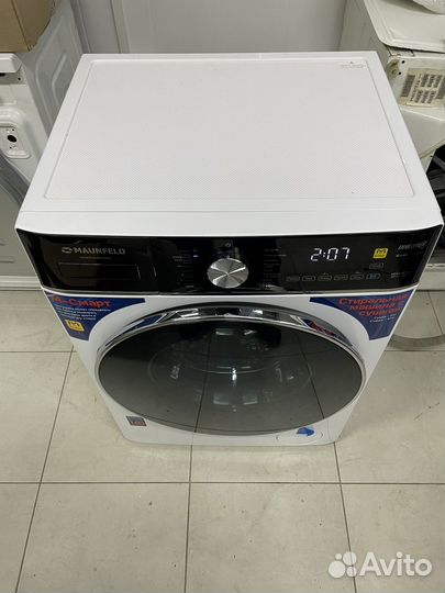 Новая стиральная машинка на 10кг Maunfeld с сушкой