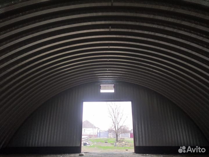 Ангар арочный под ключ