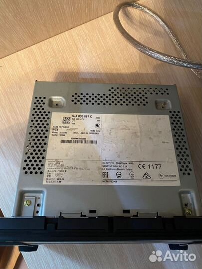 Магнитола штатная skoda rapid