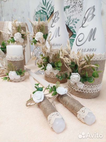 Свадебные аксессуары набор и букеты из конфет