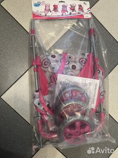 Коляска кукольная новая