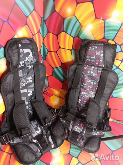 Детское автокресло бескаркасное от 3 - 12 лет