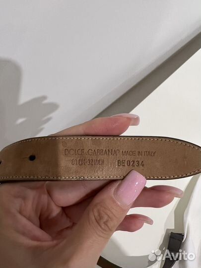 Dolche gabbana ремень