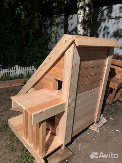 Домик для кошки, уличный, теплый