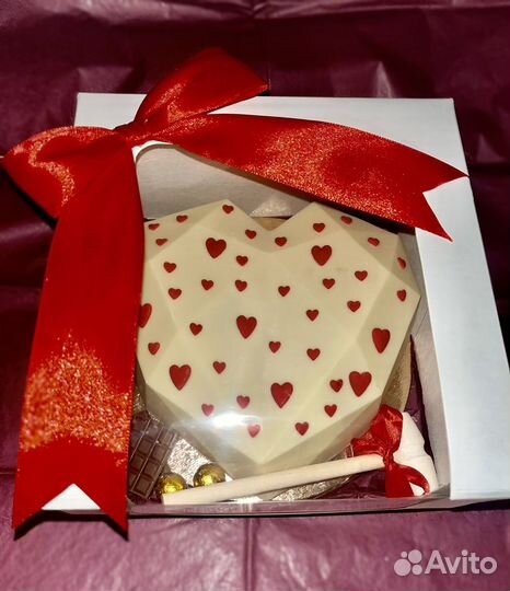 Шоколадное сердце-сюрприз(пиньята с молотком)