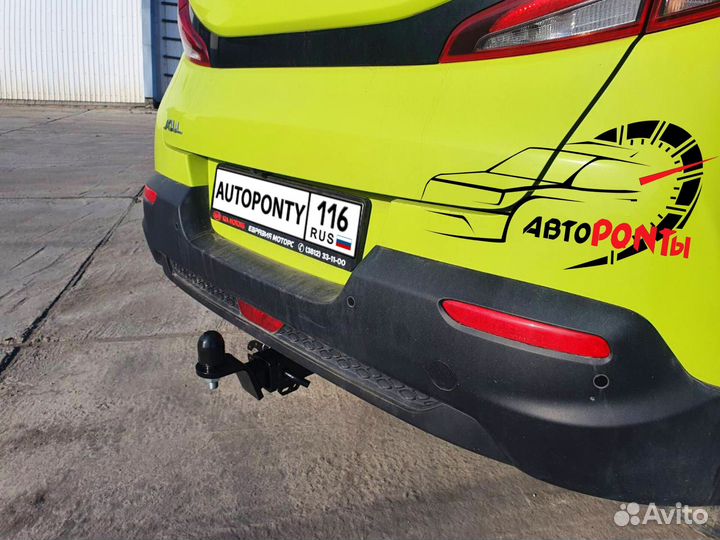 Фаркоп Kia Soul 3 легкосъемный квадрат