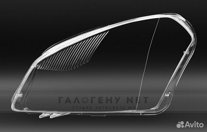 Стекло фары Nissan Qashqai 2007-2010 (левое)