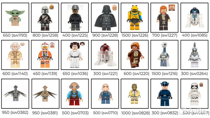 Фигурки Lego Star Wars