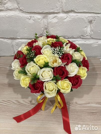 Букет цветов из мыла