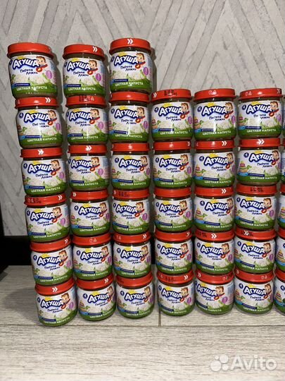 Овощные пюре агуша