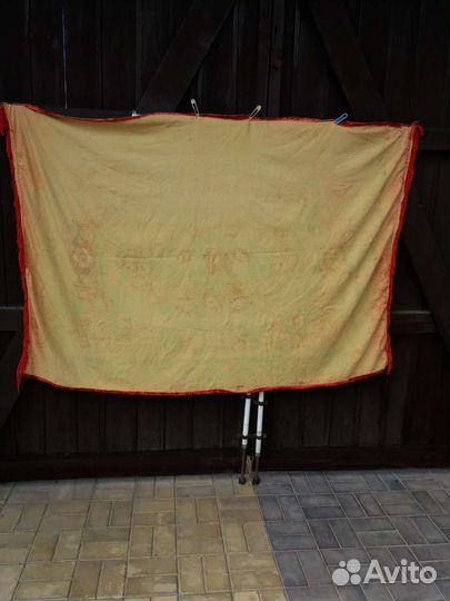Покрывало-скатерть плюшевое СССР