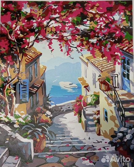 Картины по номерам раскрашенная