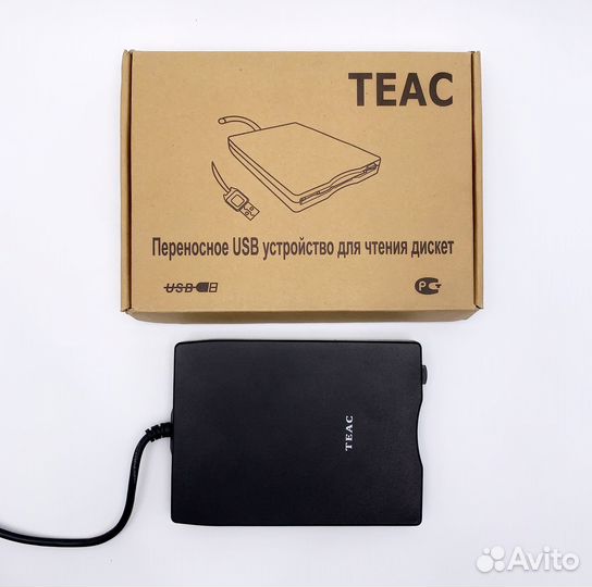 Переносное usb устройство для чтения дискет teac