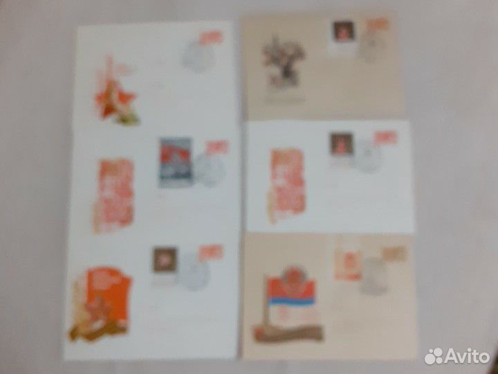 Конверты 25 лет победы на Германией 1970 г, 15 шт