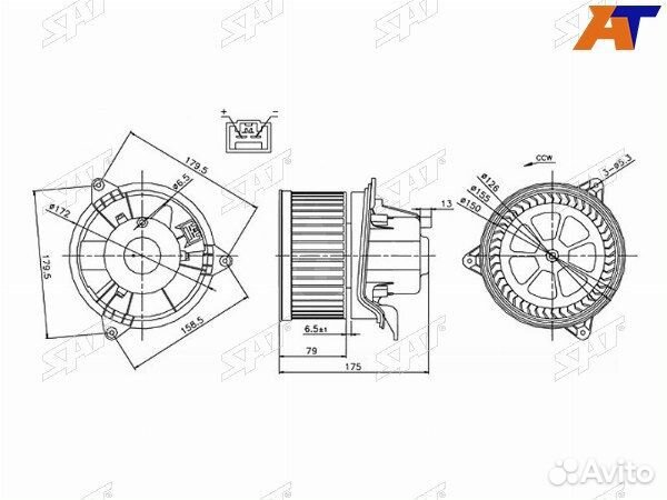 Мотор отопилеля салона, мотор печки ford focus