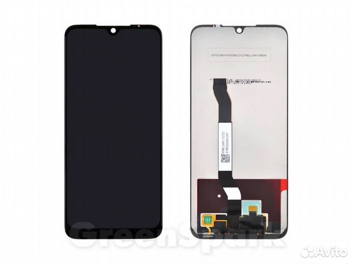 Дисплей для Xiaomi Redmi Note 8T +тач черный copy