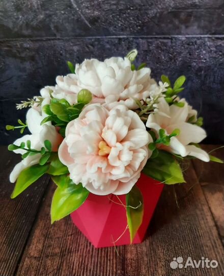 Букет из мыла