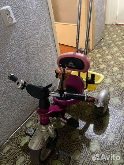 Детский трех колесный велосипед