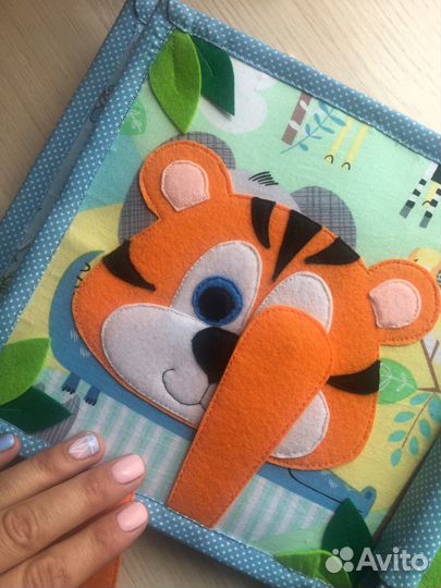 Развивающая книга из фетра