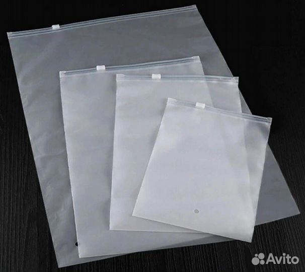 Пакет зиплок С бегунком 100Х150мм