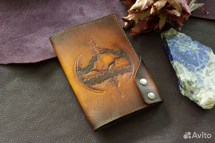 Кожаная обложка на паспорт, автодокументы, военник