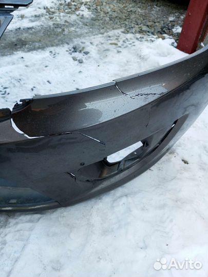 Бампер гранта передний битый