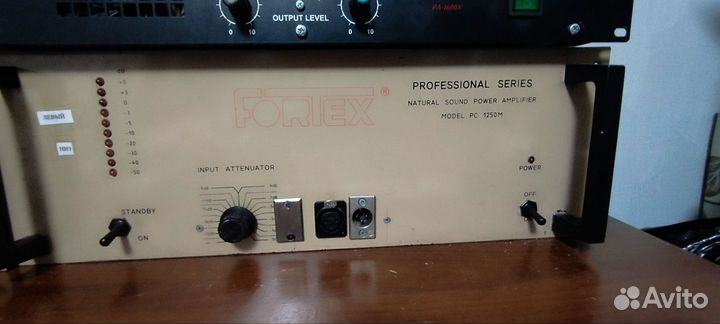 Комплект профессиональных ламповых усилителей