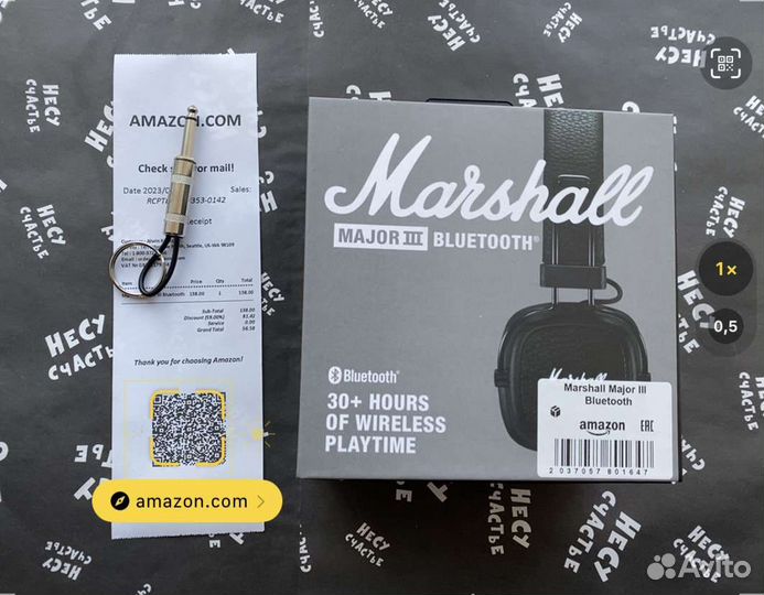 Marshall Major 3 bluetooth #новые #амазон