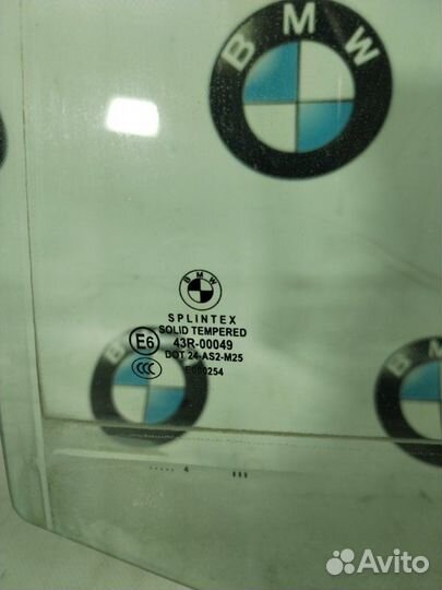 Стекло двери заднее левое Bmw 525I E61 M54B25 2004