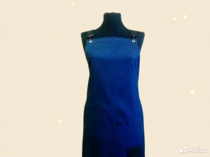 Фартук джинсовый