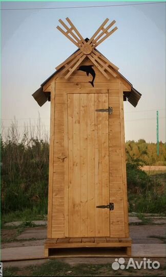 Дачный туалет деревянный BAG338