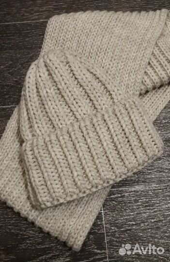 Комплект шапка и снуд, новый