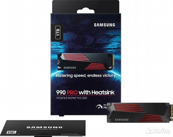 Накопитель SSD Samsung M.2 1Tb MZ-V9P1T0CW