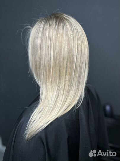 Сложное окрашивание волос airtouch,тотал блонд