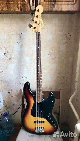 Бас гитара Япония Fender jazz bass squier