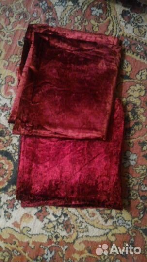 Шторы бархатные