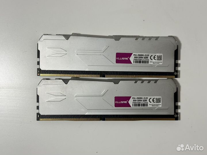 Оперативная память ddr4 16gb 3200 kllisre rgb