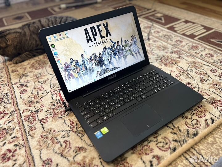 Игровой Ноутбук Asus i3-4005u/GeForce 920m 2гб