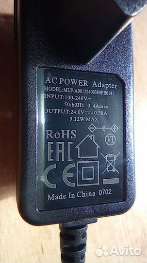 MikroTik PoE и адаптер-24V