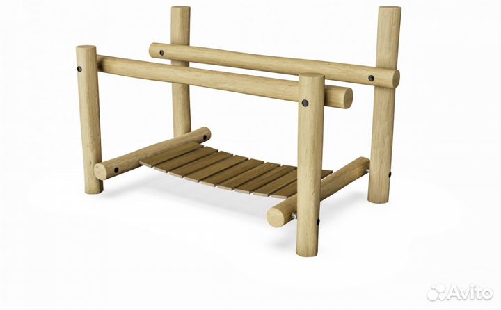 Детские площадки из Робиния Подвесной мост мини