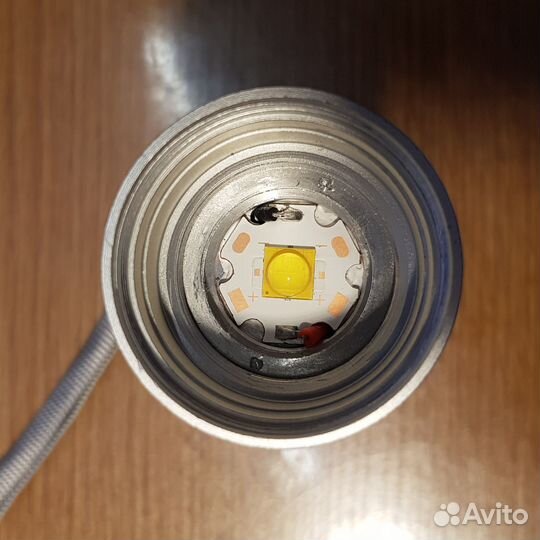 Мощный Фонарь с теплым светом, 26650, USB зарядка