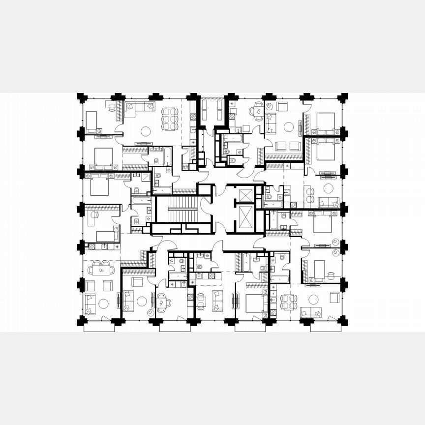 2-к. квартира, 68,5 м², 15/21 эт.