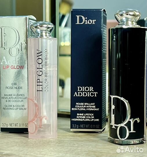 Помады-блески Dior Addict