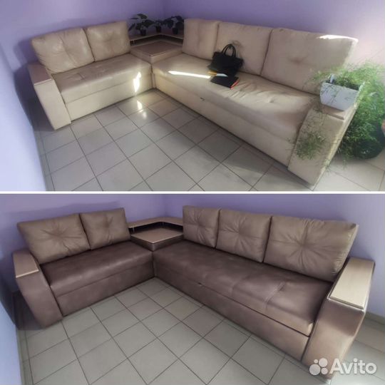 Перетяжка мягкой мебели