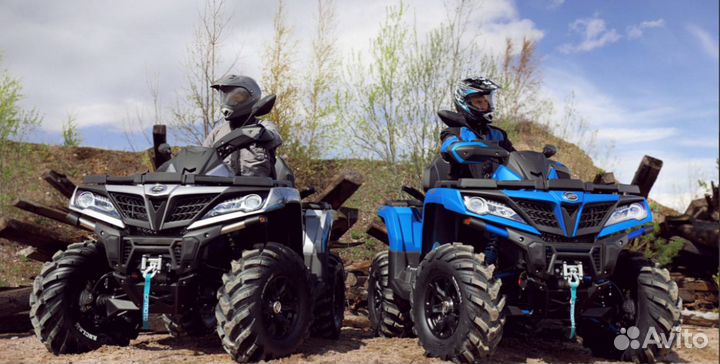 Квадроцикл cfmoto cforce 1000 EPS синий 4WD