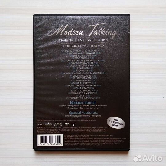 DVD Modern Talking - The Final Album. The Ultimate