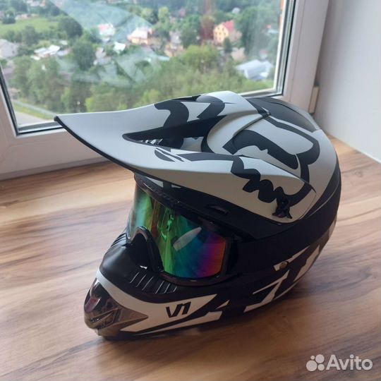 Шлем мото cross FOX детский