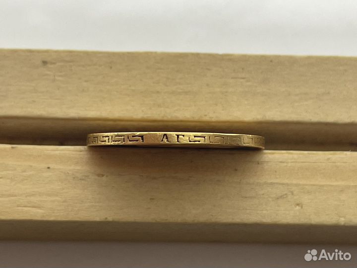 Золотая монета 5 рублей Николай 2 1898 год аг