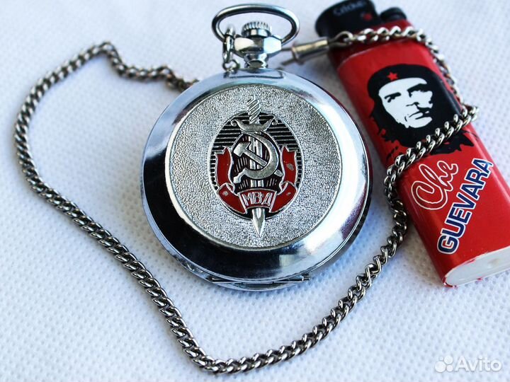 Карманные часы Молния мвд 40 лет во 1952-1992 СССР