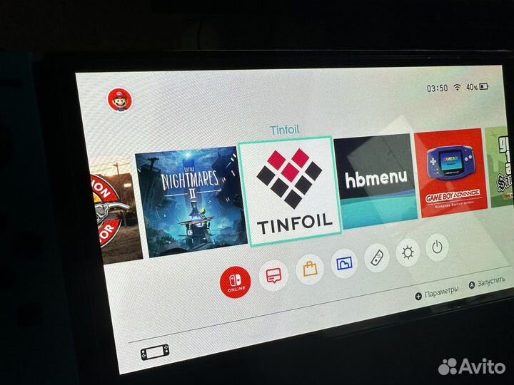 Nintendo switch oled прошитая чип